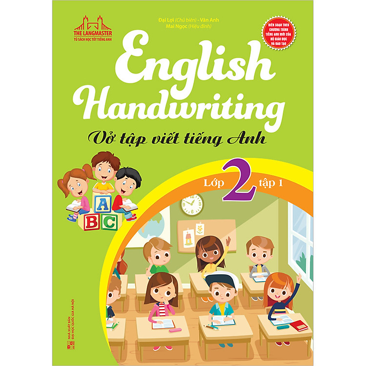 English Handwriting – Vở Tập Viết Tiếng Anh Lớp 2 (Tập 1)