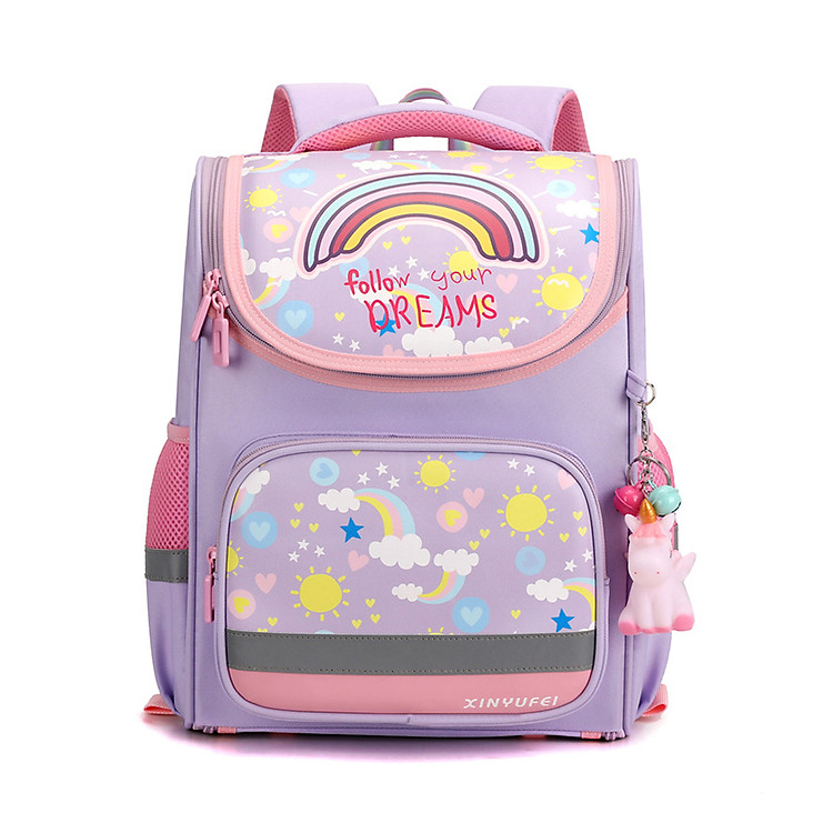 Ba lô CHỐNG GÙ học sinh cấp 1 siêu nhẹ chống nước BEE GEE HS1051 - Xanh - Ảnh 3