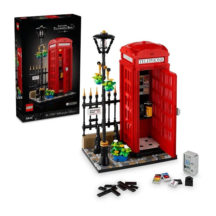 Mua tại Tiki: Mua LEGO 21347 - Buồng Điện Thoại London Chính hãng Giá tốt