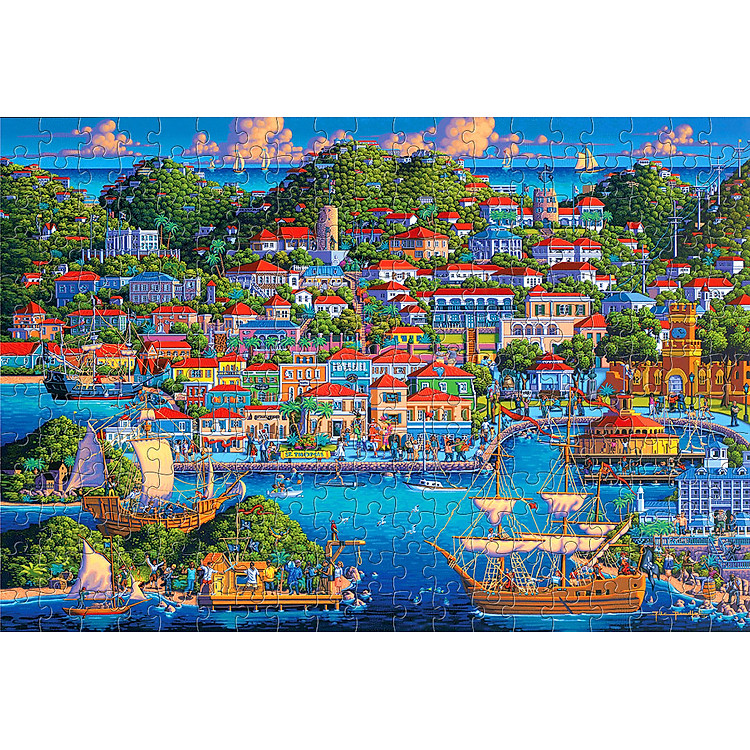 Tranh xếp hình Tia Sáng - Saint Thomas Chính hãng Giá rẻ - Hình ảnh 2