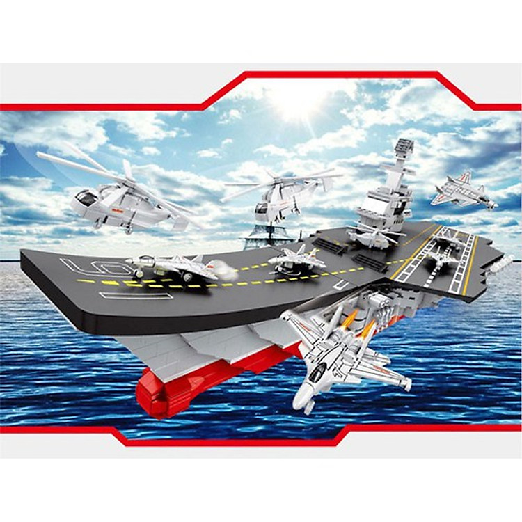 Mua Đồ Chơi Lắp Ráp Tàu Mẫu Hạm Chính hãng Ưu đãi - Hình ảnh 5
