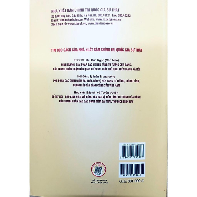 Bảo Vệ Nền Tảng Tư Tưởng Của Đảng, Đấu Tranh Phản Bác Các Quan Điểm Sai Trái, Thù Địch Trong Tình Hình Mới - Ảnh 4