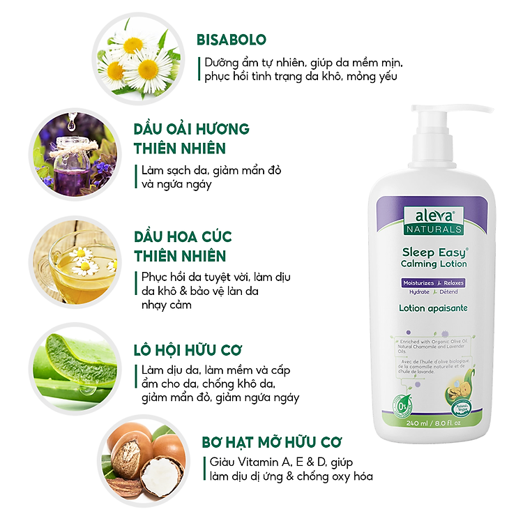 Sữa dưỡng thể cho bé Aleva 240ml Chính hãng Ưu đãi - Hình ảnh 3