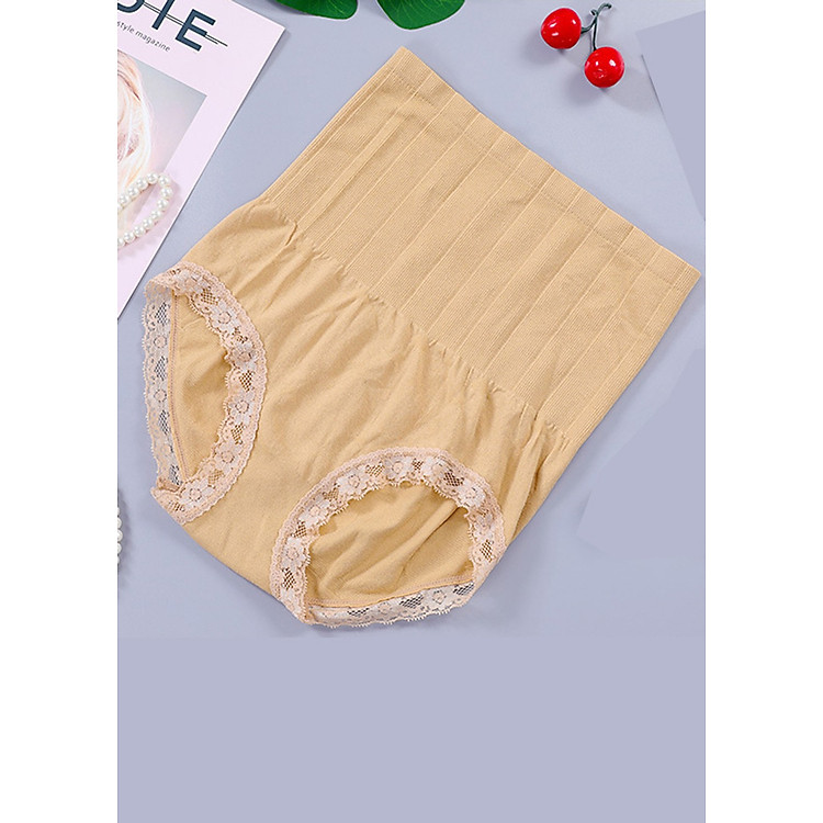Bộ 2 Quần lót nữ cạp cao ôm bụng chiết eo giúp định hình mỡ bụng