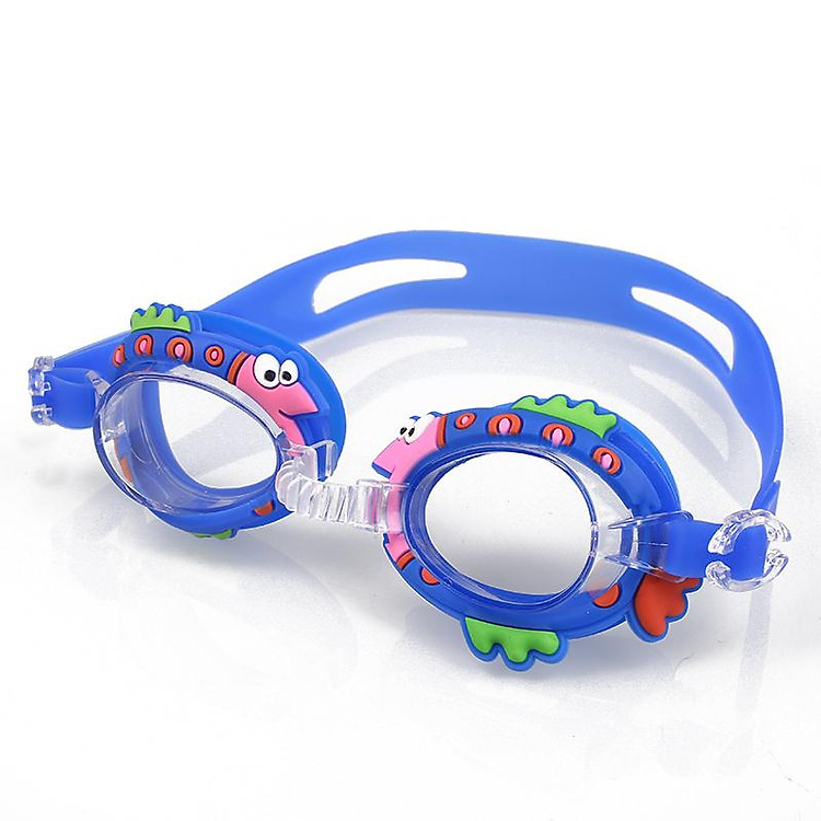 Kính bơi trẻ em CÁ ngộ nghĩnh (Bé dưới 12 tuổi), chống tia UV thời trang cao cấp - POKI