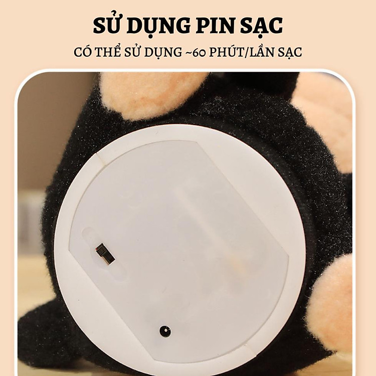 Mua Cún Con Nhồi Bông Biết Hát Chính hãng Ưu đãi - Hình ảnh 4