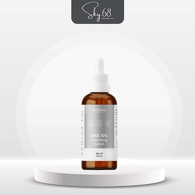 Dung Dịch AHA DrCeutics Tẩy Da Chết AHA 10% Exfoliating Serum 100ml