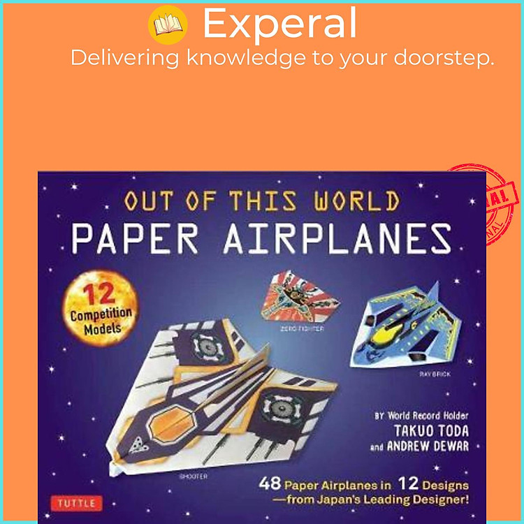 Sách - Out of This World Paper Airplanes Kit : 48 Paper Airplanes in 12 Designs fr by Takuo Toda (US edition, paperback)