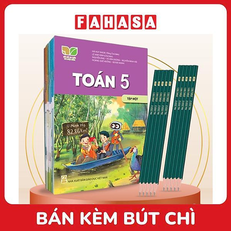 Sách Giáo Khoa Bộ Lớp 5 - Kết Nối - Sách Bài Học (Bộ 12 Cuốn) (Không Sử + Địa) (Chuẩn) - Kèm 10 Bút Chì