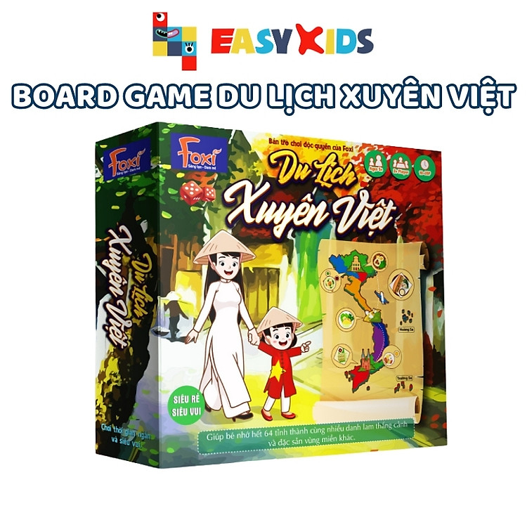Mua tại Lazada: Mua Đồ Chơi Board Game Du Lịch Xuyên Việt Chính hãng Giá rẻ