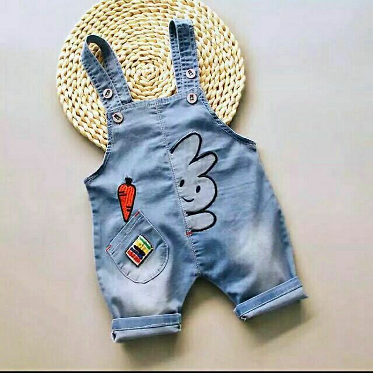 Yếm Bò Thỏ Cà Rốt Mẫu Hè Mới Cho Bé 8-18kg