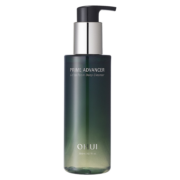 Sữa rửa mặt làm sạch sâu và chống lão hóa da OHUI Prime Advancer Gel Cleanser 250ml