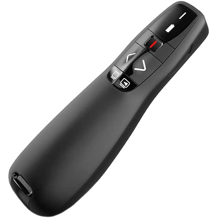 Bút thuyết trình laser pointer R400 tặng kèm bao da