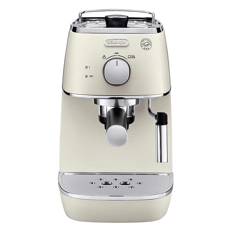 Máy Pha Cà Phê Espresso Distinta Delonghi ECI 341.W (1100W) - Trắng - Hàng Chính Hãng