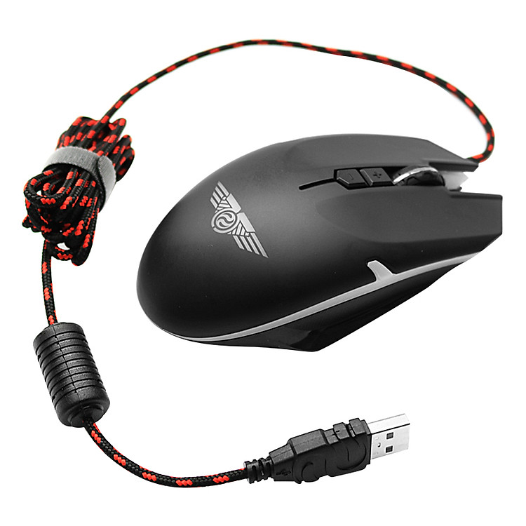 Chuột Chơi Game Có Dây Newmen GX7-Plus 800 - 4000DPI LED RGB 5 Nút - Hàng Chính Hãng