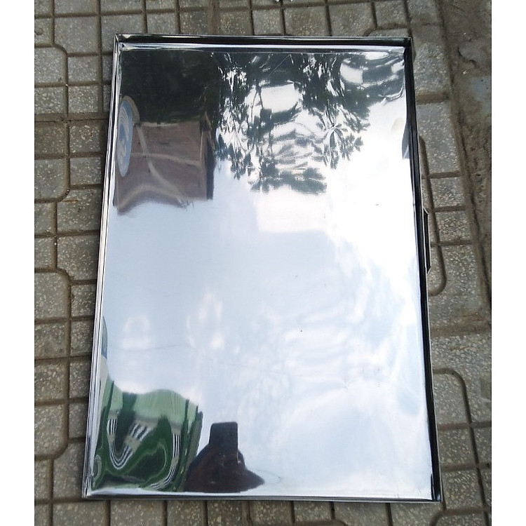 Khay hứng chuồng inox -Dạng khay vệ sinh hứng kít cho chó mèo và chim