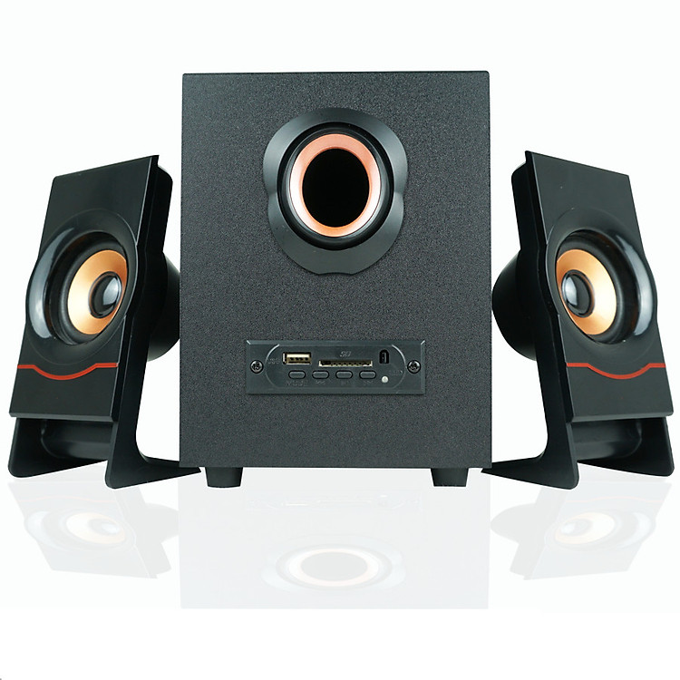 Loa Bluetooth vi tính dùng cho điện thoại máy tính laptop 3 trong 1 PF140 Đen có remote