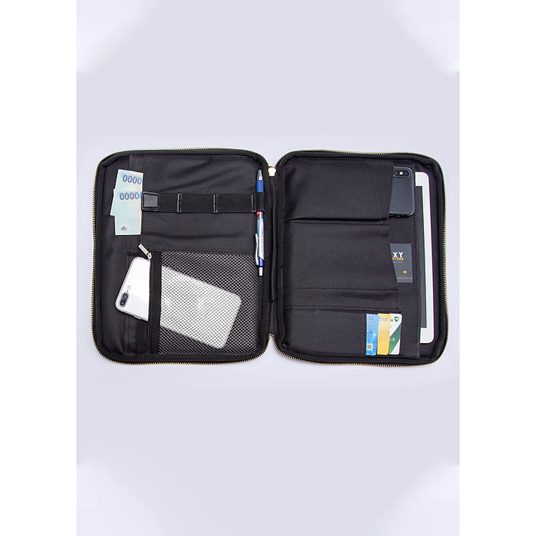 Cặp Túi Cầm Tay Doanh Nhân Chứa Bảo Vệ Máy Tính Bảng Ipad Laptop 10.5 Inc và Phụ Kiện Cá Nhân 10.5 inch Galaxy Store GVD04 - Hàng Chính Hãng