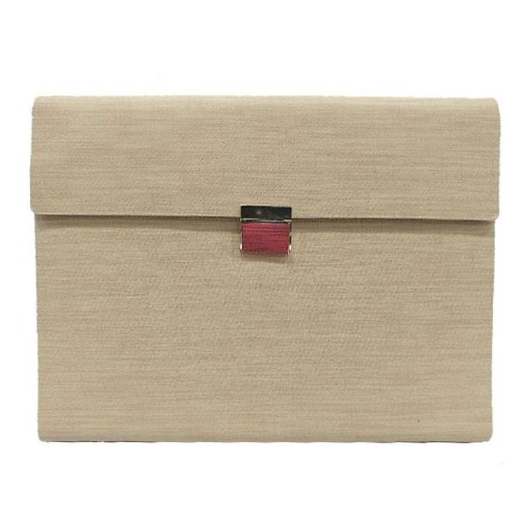 Sổ Grain Nắp Cài 16x23cm – Nâu Nhạt