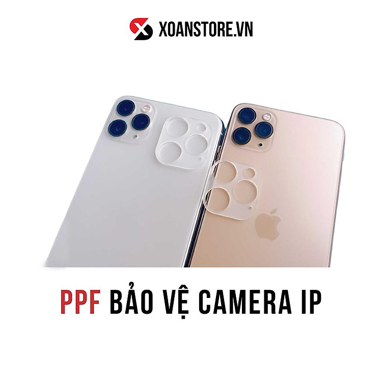 Miếng dán PPF bảo vệ VIỀN Camera SIÊU DÀY cho iPhone 11 pro max 12 Mini 12 Pro Max XOĂN STORE