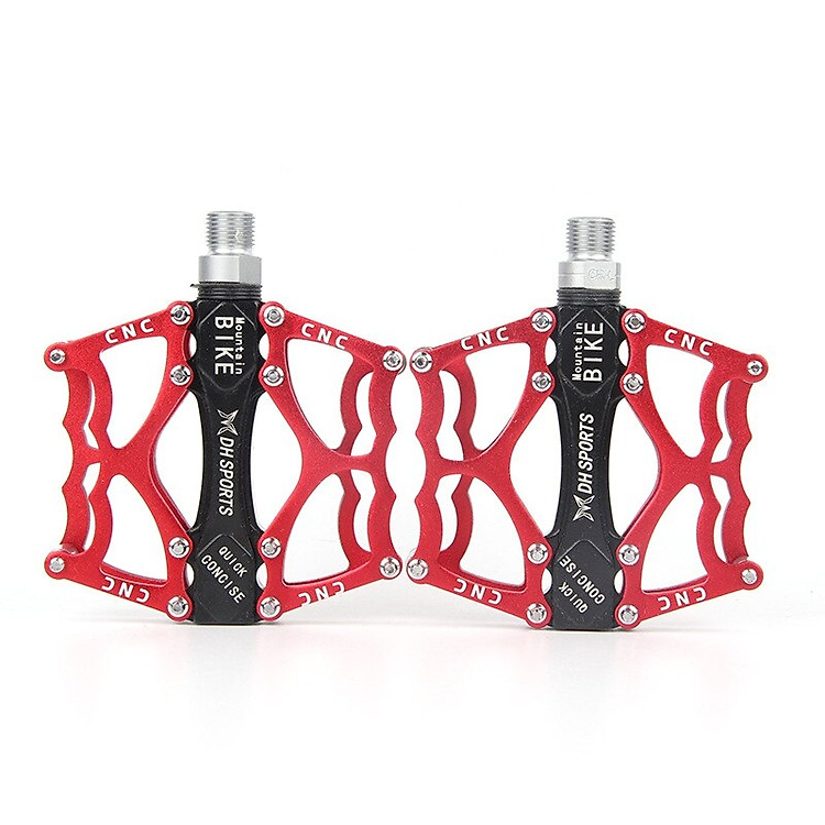 Pedan Bàn Đạp Xe Đạp Nhôm Mạ Sơn Tĩnh Điện CNC Nhôm Cao Cấp Cho Xe Đạp Thể Thao Địa Hình MTB Có Đinh Gắn Chống Trơn Trượt Sport Mai Lee