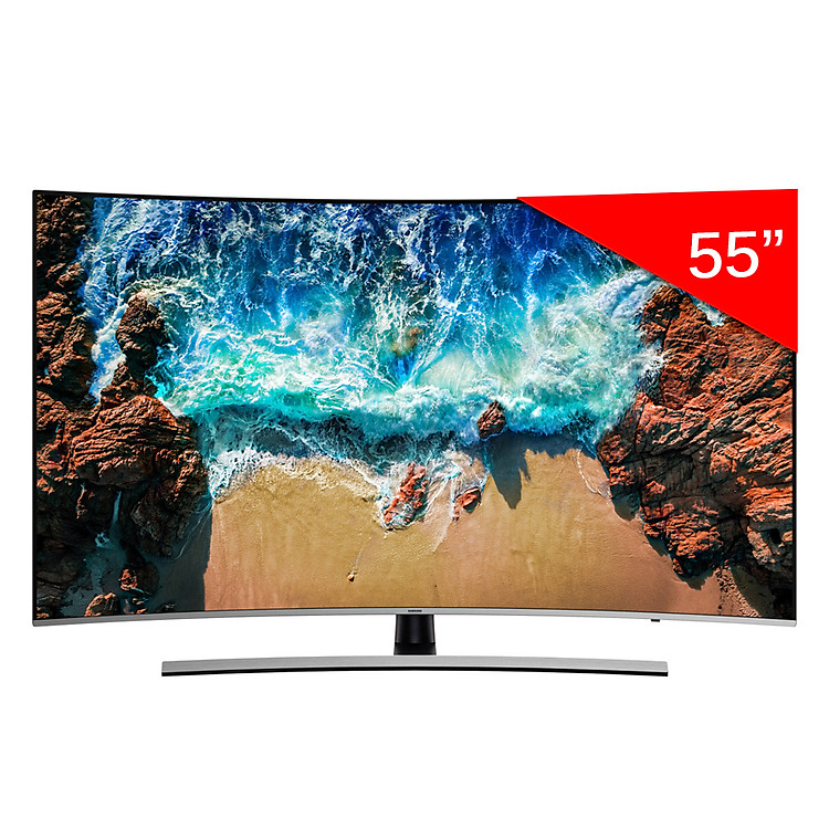 Smart Tivi Màn Hình Cong Samsung 55 inch UHD 4K UA55NU8500KXXV - Hàng Chính Hãng