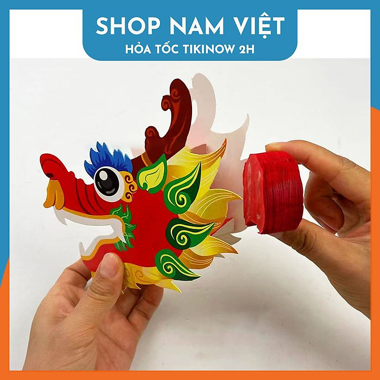 Rồng Giấy Trang Trí DIY Cỡ Lớn - Ảnh 6