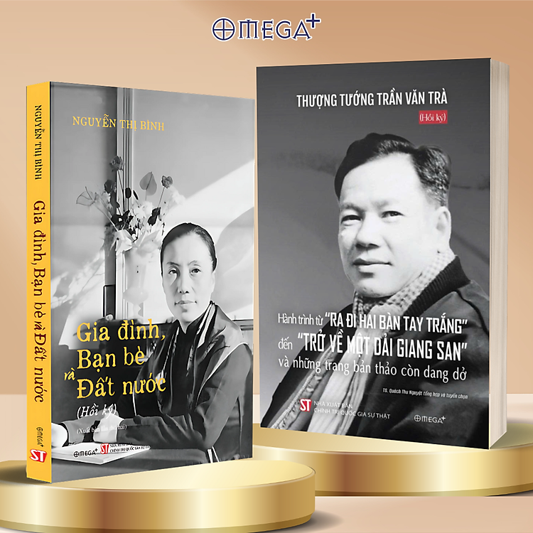 Combo Hồi Ký Nguyễn Thị Bình - Gia Đình, Bạn Bè Và Đất Nước (Bìa Mềm) + Hồi Ký Thượng Tướng Trần Văn Trà - Hành Trình Từ “Ra Đi Hai Bàn Tay Trắng” Đến “Trở Về Một Dải Giang San” Và Những Trang Bản Thảo Còn Dang Dở