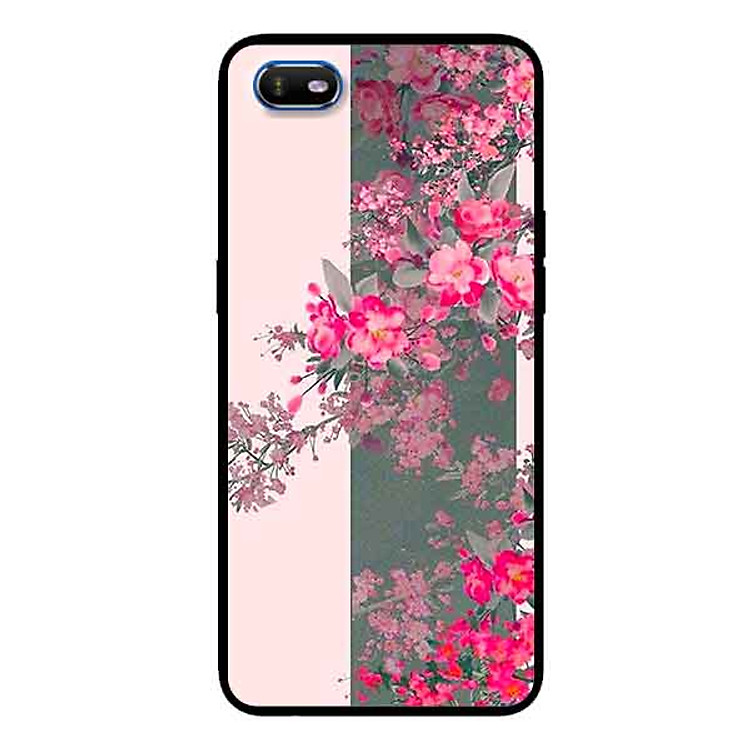 Ốp Lưng in cho Oppo A1K Mẫu Hoa Đào Giấy - Hàng Chính Hãng