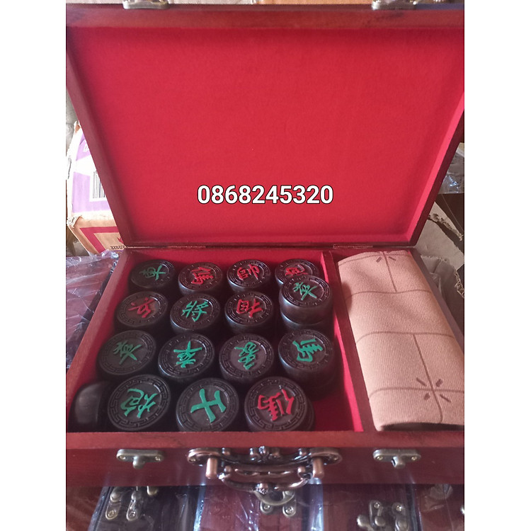 Mua Quân cờ tướng gỗ trắc và hộp Chính hãng Giá tốt