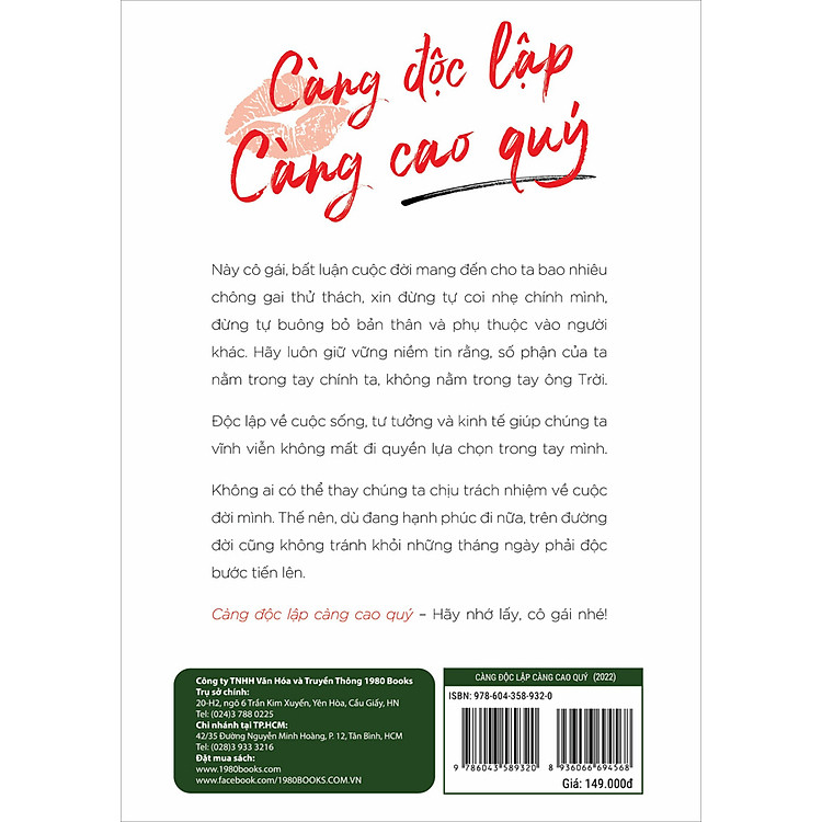 Càng Độc Lập Càng Cao Quý (Tái bản) - Ảnh 2