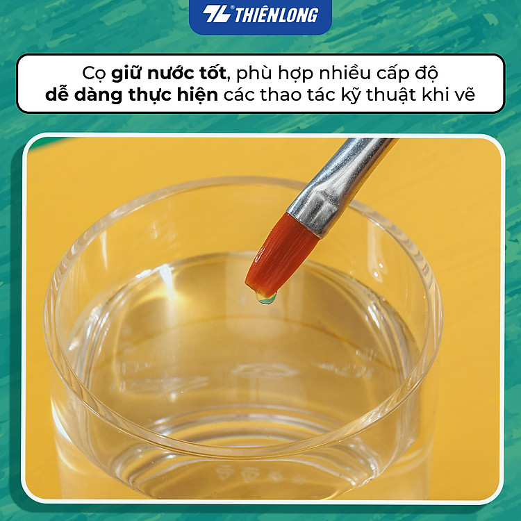 Cọ Vẽ Tròn Thiên Long Colokit BRW-C02 (10 chiếc) - Ảnh 2