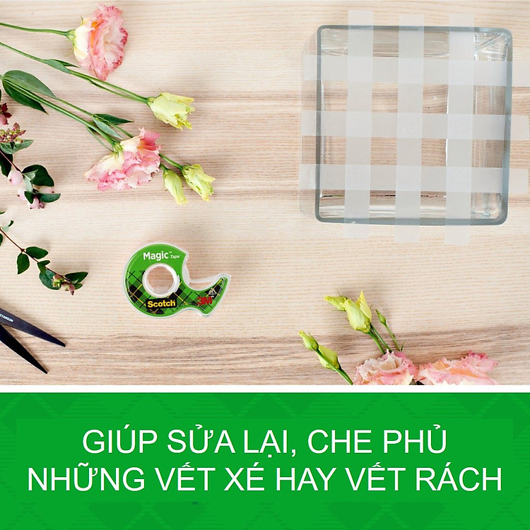 Băng dính đa năng 3M Scotch 122 (19mm x 16,5m) - Ảnh 5