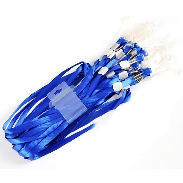 Combo bộ 50 dây đeo kèm mặt thẻ nhựa y107(kt 6.5x11.5mm)