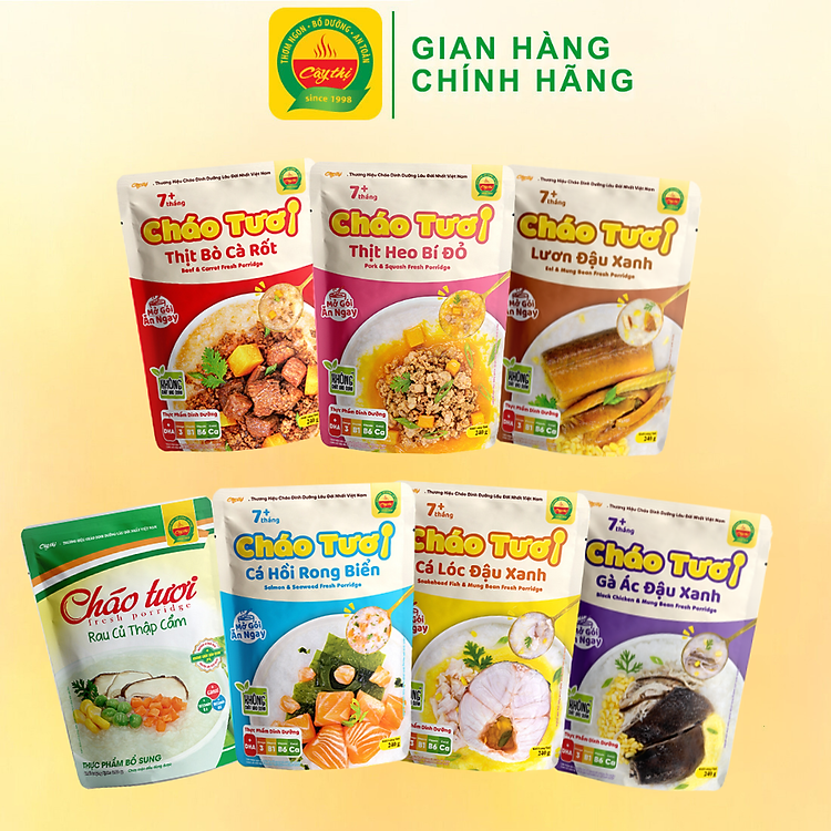 Thùng 33 Gói Cháo Tươi Cây Thị Hàng chuẩn Ưu đãi - Hình ảnh 3