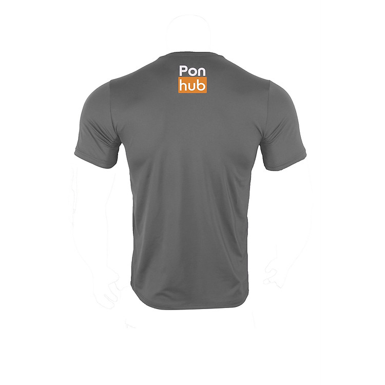 Áo thun lạnh phom basic Ponhub After All logo phản quang cao cấp màu xám - Nổi loạn & tinh tế mẫu áo unisex nam nữ