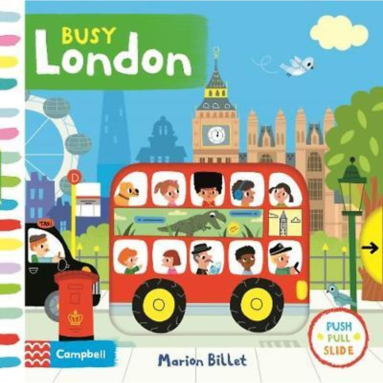 Sách - Busy London by Marion Billet (UK edition, paperback)