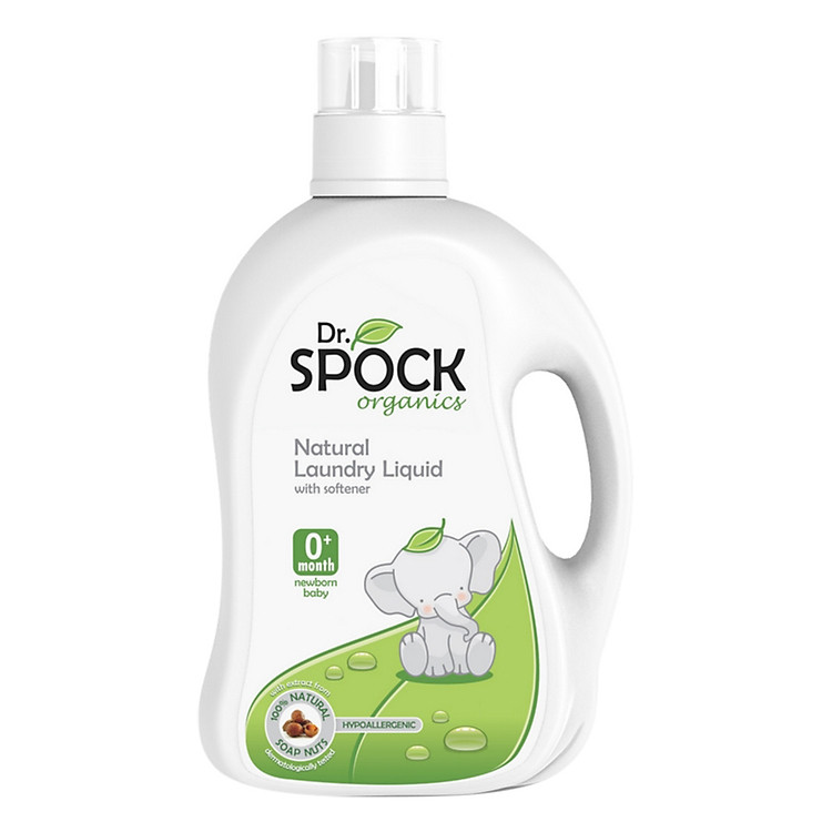 Nước Giặt Xả Hữu Cơ Dr. Spock Organics Dành Cho Bé Sơ Sinh (2L)