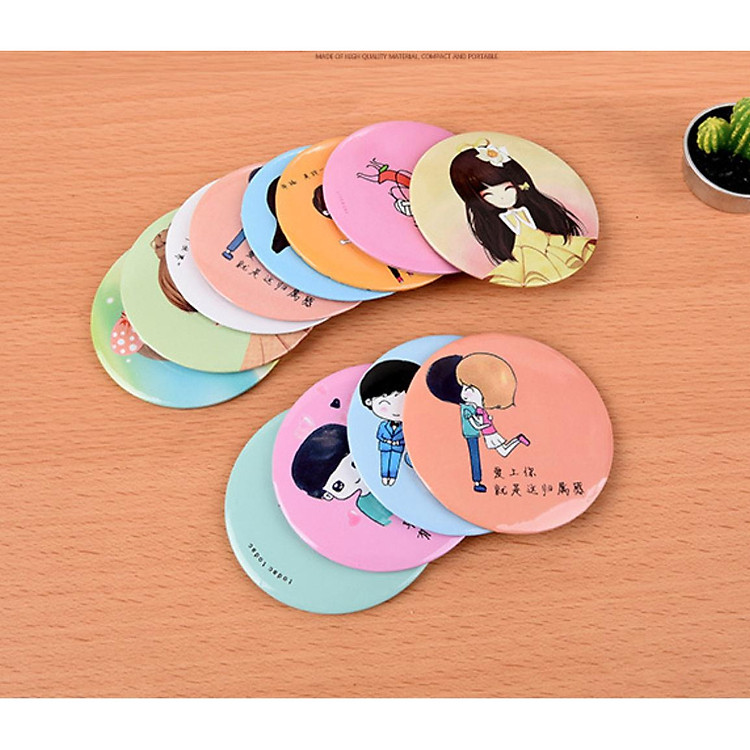 Gương soi trang điểm bỏ túi mini - Giao mẫu ngẫu nhiên