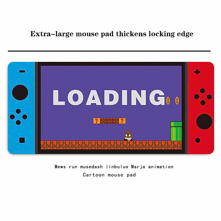 Miếng Lót Chuột MousePad Trải Bàn Nitendo Mèo Hacke Bí Ẩn Size Lớn_ Hàng chính hãng