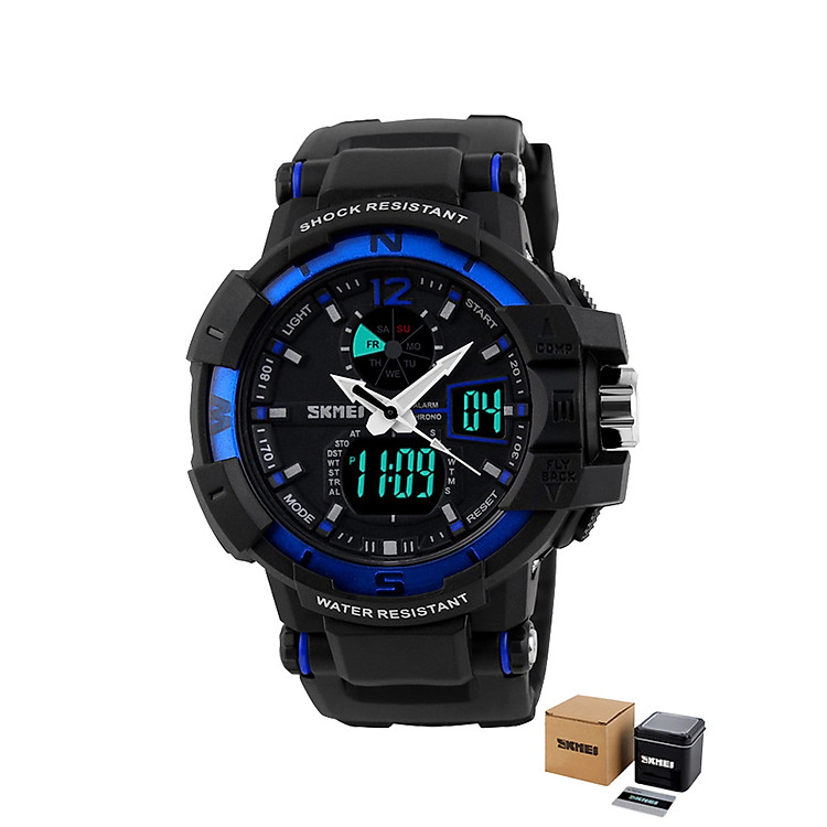 Đồng Hồ Nam Điện Tử SKMEI 1040 - DHA416 - TẶNG HỘP SẮT