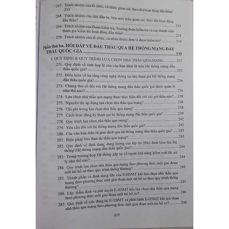 Sổ Tay Tra Cứu Nghiệp Vụ Đấu Thầu - 382 Câu Hỏi Đáp Tình Huống Về Đấu Thầu Qua Mạng Chào Hàng Cạnh Tranh - Ảnh 7