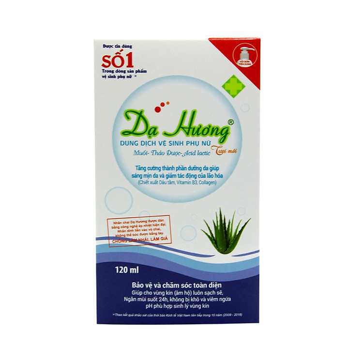 Dung dịch vệ sinh phụ nữ Dạ Hương (120ml)