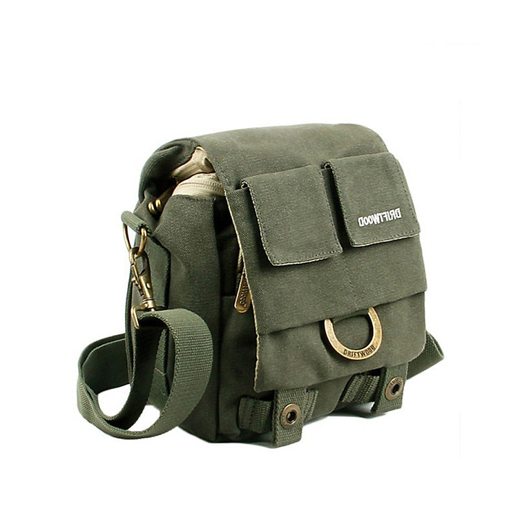 Túi máy ảnh kiểu cổ điển vải Canvas Driftwood