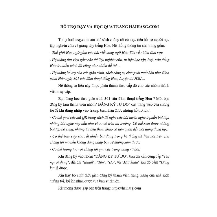 301 Câu Đàm Thoại Tiếng Hoa - Ảnh 2