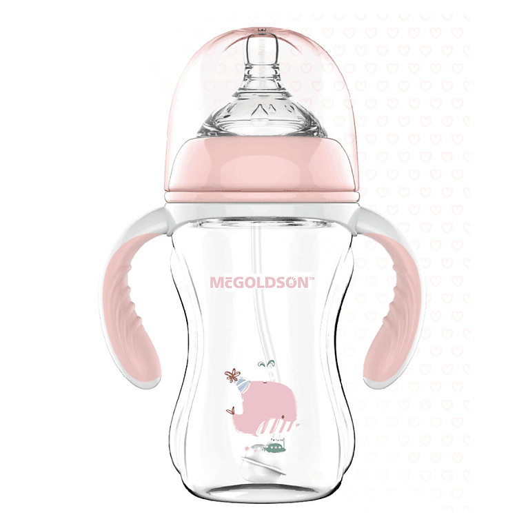 Chọn mua tại Shopee: Bình sữa cổ rộng McGOLDSON 180ml - Hồng mua giá tốt nhất tại Shop Mall