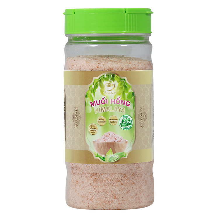 Muối Hồng Himalaya Hạt Mịn Nguyên Chất Aurosalt AHH250MN (250g)