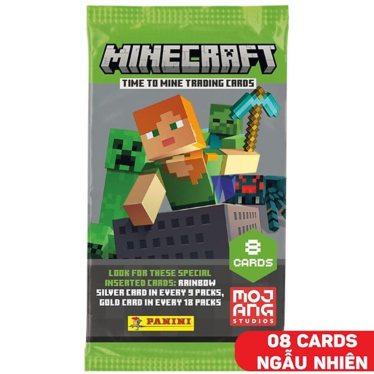 Bộ Thẻ Hình Minecraft 2 (8 Card Ngẫu Nhiên) - Ảnh 2