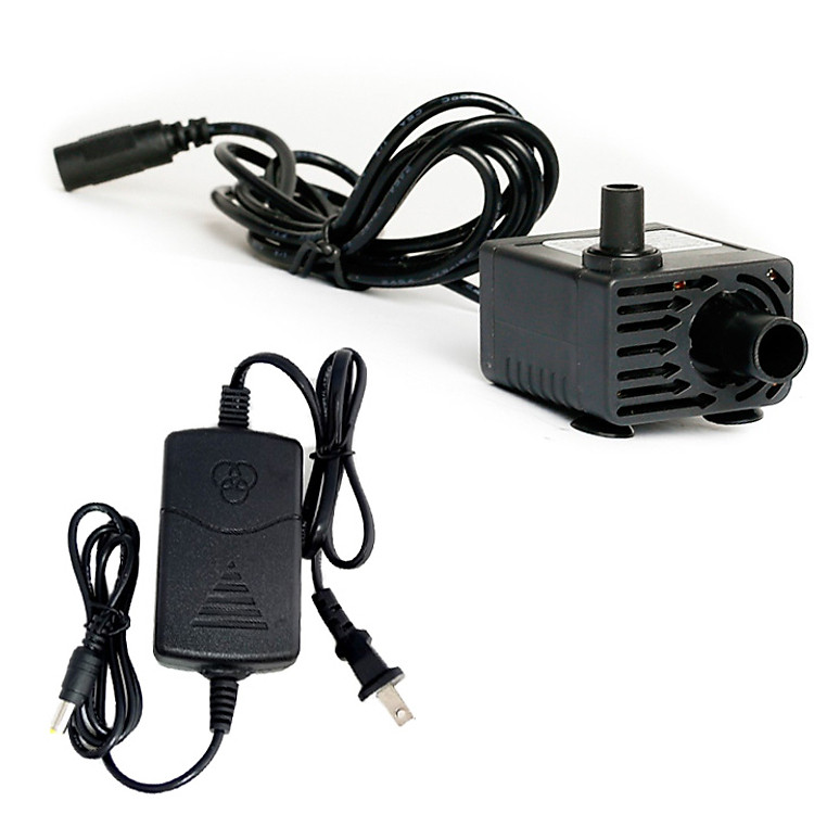 Bộ Máy kèm nguồn bơm Chìm hồ cá Hòn Non Bộ 808