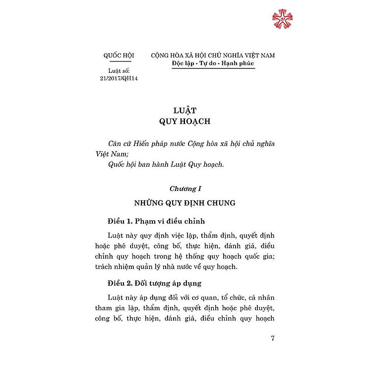 Luật Quy Hoạch (Hiện Hành) - Ảnh 3